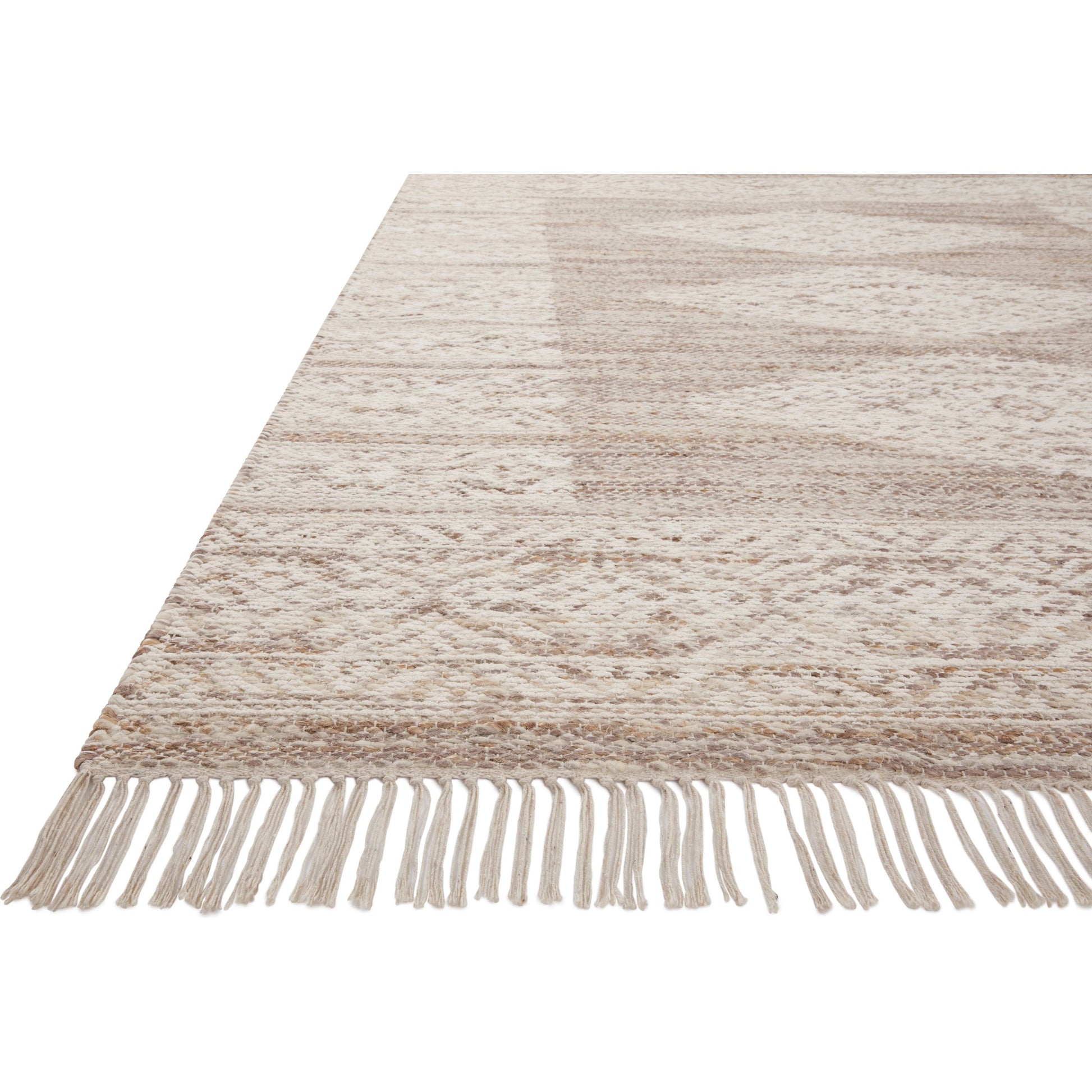 Rivers RIV-05 Rug by Angela Rose x Loloi in lilac, ivory. Made from wool / jute / cotton in a unique style.