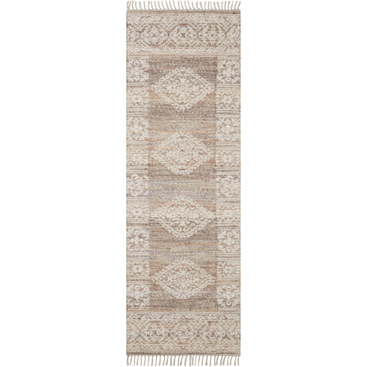 Rivers RIV-05 Rug by Angela Rose x Loloi in lilac, ivory. Made from wool / jute / cotton in a unique style.