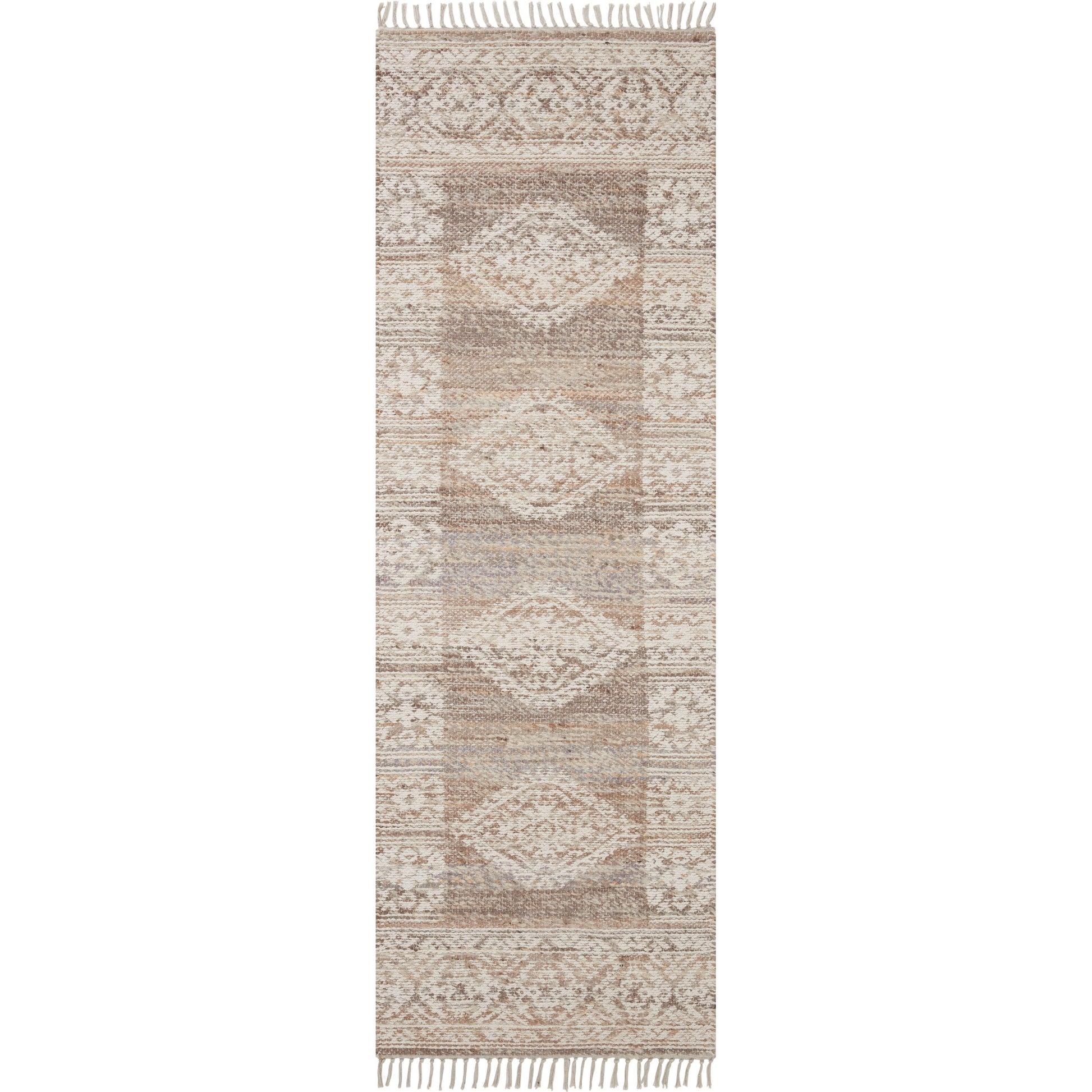 Rivers RIV-05 Rug by Angela Rose x Loloi in lilac, ivory. Made from wool / jute / cotton in a unique style.