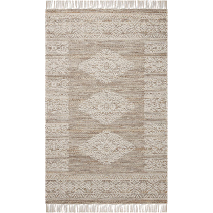 Rivers RIV-05 Rug by Angela Rose x Loloi in lilac, ivory. Made from wool / jute / cotton in a unique style.