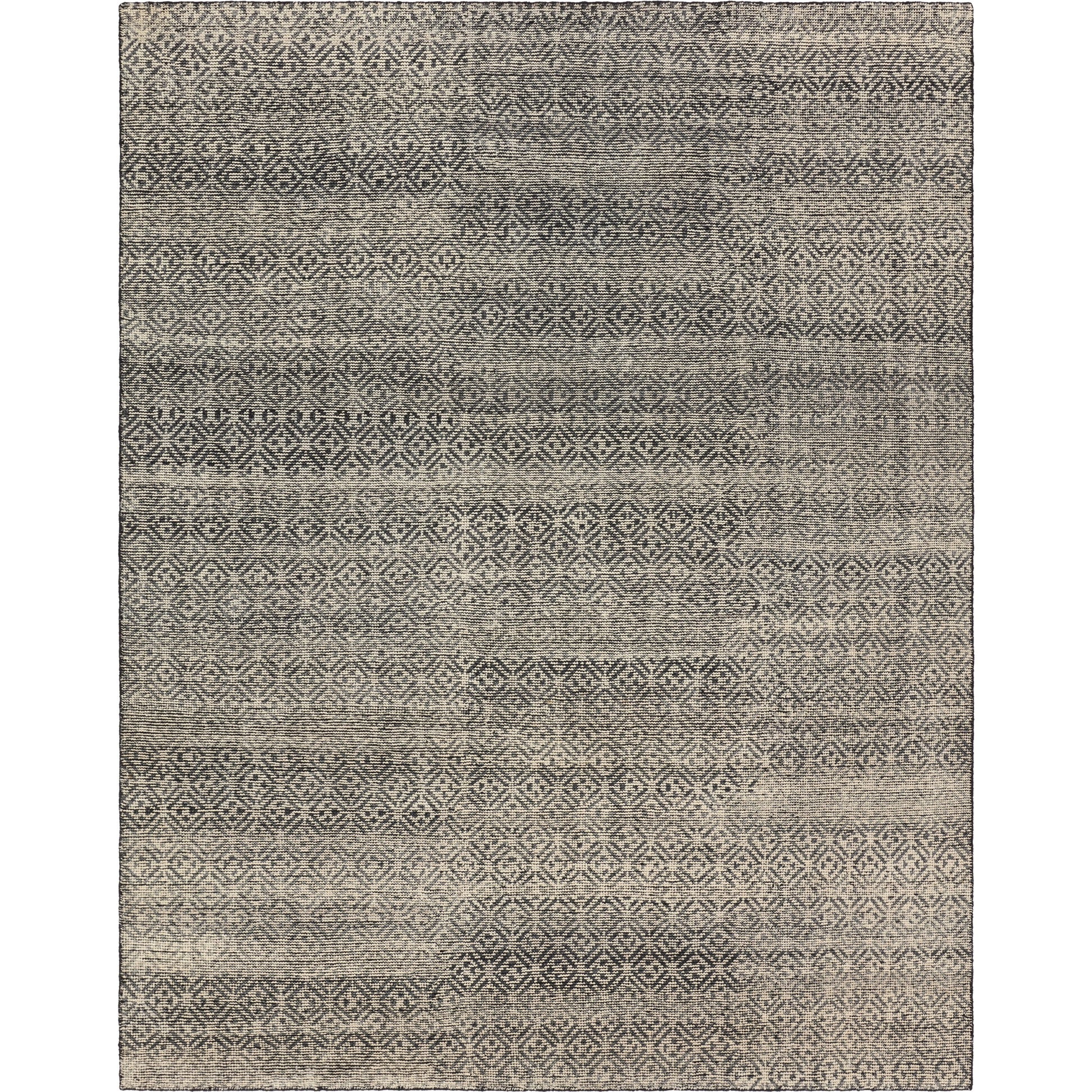 Rize Akello Rug by Jaipur Living in black, cream. Made from 100% wool in a unique style.
