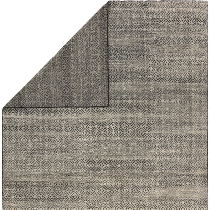 Rize Akello Rug by Jaipur Living in black, cream. Made from 100% wool in a unique style.