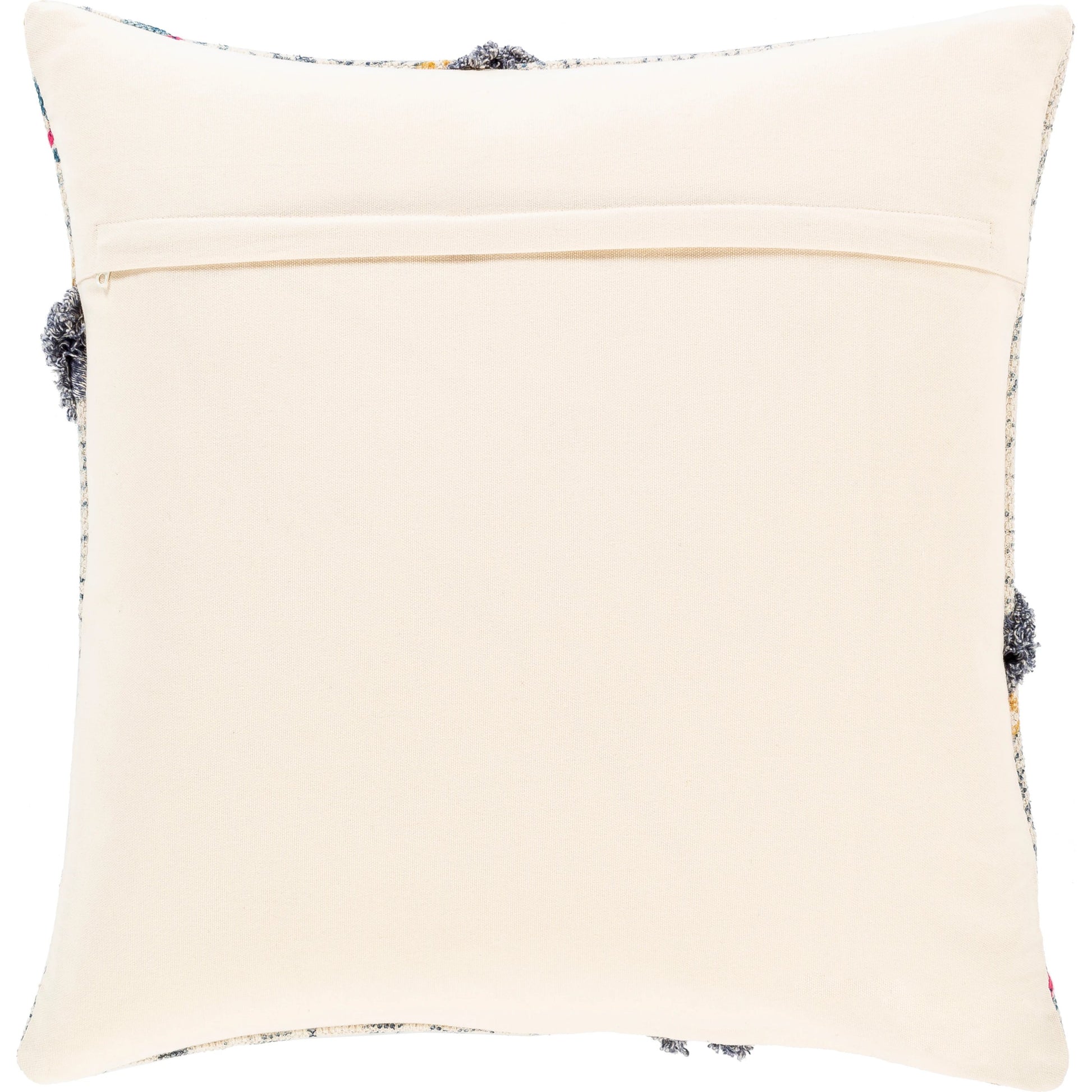 Raja Pillow - 14180 by Livabliss in beige, pink. Made from 100% cotton in a eclectic & global style.