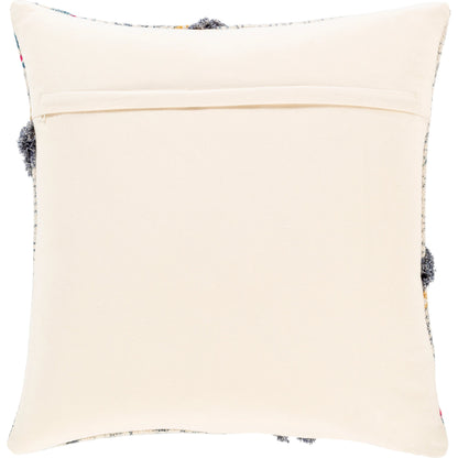 Raja Pillow - 14180 by Livabliss in beige, pink. Made from 100% cotton in a eclectic & global style.