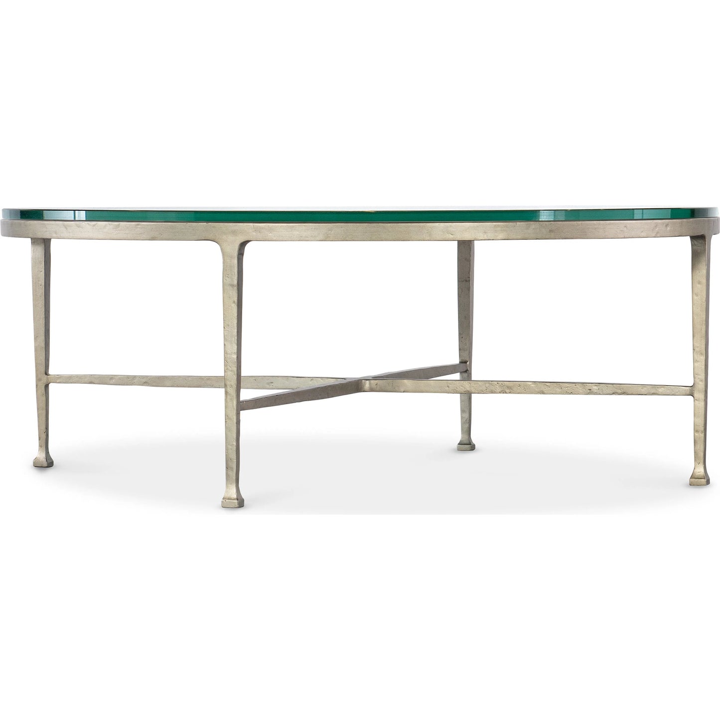 001 SI-2193325 | Primary Silo | Cora Glass Top Round Coffee Table by Hooker Furniture in champagne. Made from unique in a modern style.