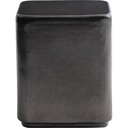 Juri Accent Table by Bernhardt in graphite. Made from metal in a modern style.