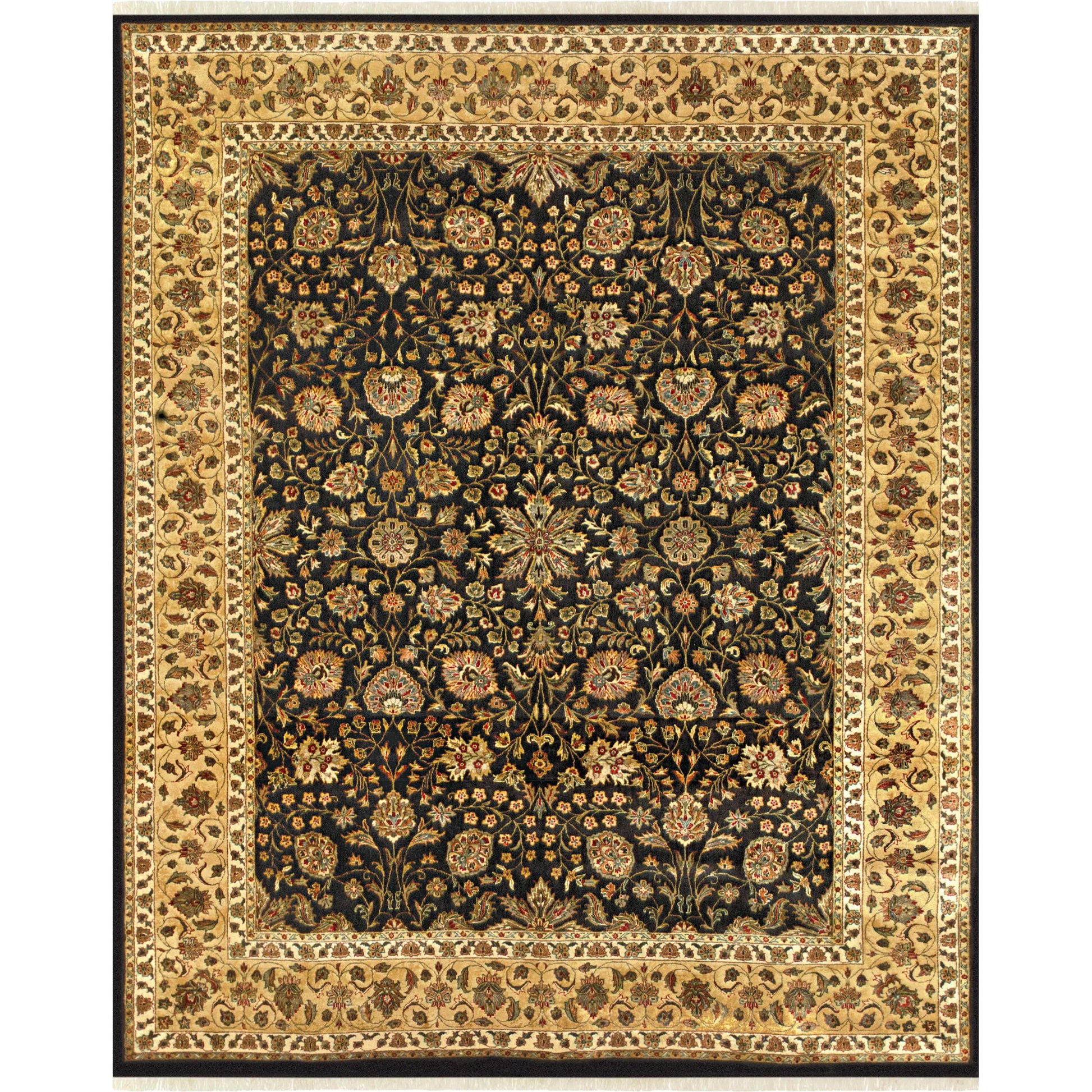 Sophia Rug - 6581F by Feizy in gold, black. Made from silk, wool in a unique style.