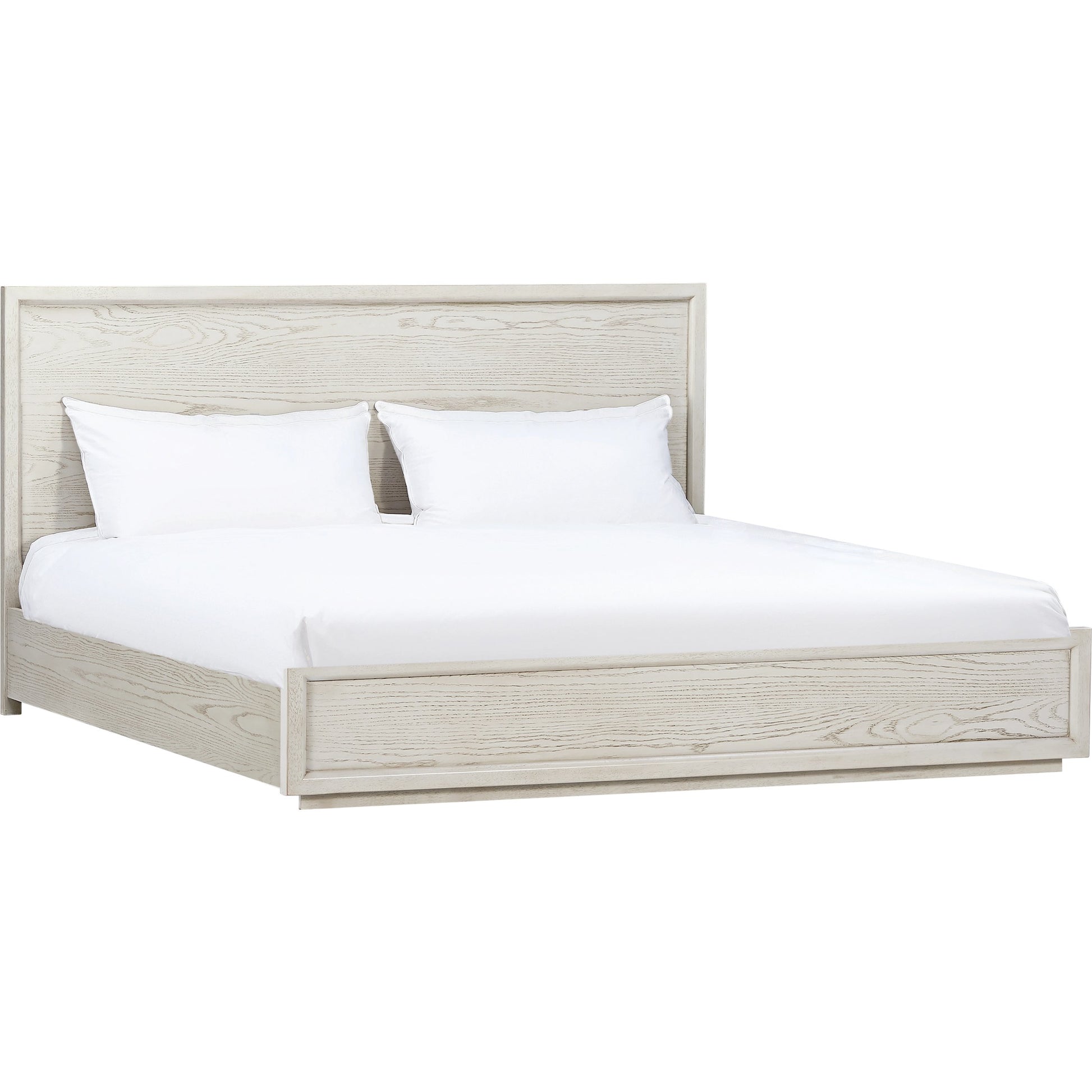 Zest Solid Wood Platform Bed by Zest in light oak. Made from mdf, partical board in a modern style.