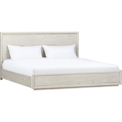Zest Solid Wood Platform Bed by Zest in light oak. Made from mdf, partical board in a modern style.