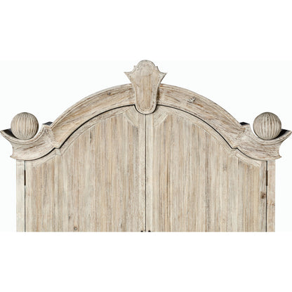 William Yeoward Alnwick Bureau by Jonathan Charles in white and washed acacia. Made from acacia in a cottage & farmhouse style.