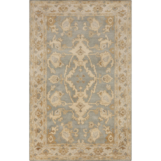 RLC-3002 Rug by Surya in sage, oatmeal, light brown, brown. Made from 100% wool in a unique style.