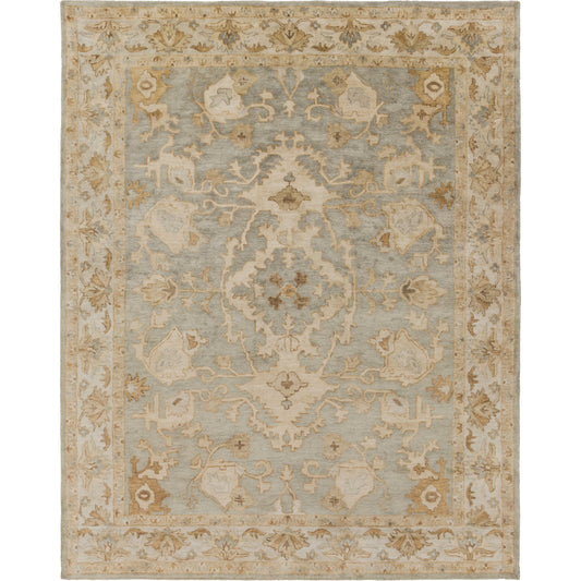 RLC-3002 Rug by Surya in sage, oatmeal, light brown, brown. Made from 100% wool in a unique style.
