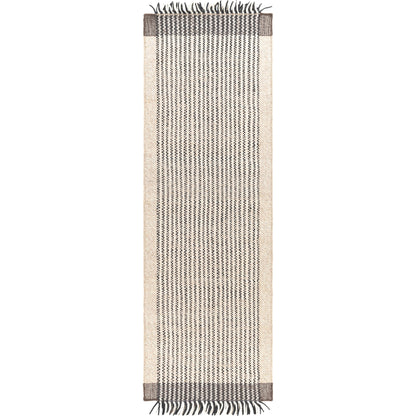 Reliance Rug - 27884 by Surya in charcoal, medium gray, black, tan, cream. Made from unique in a unique style.