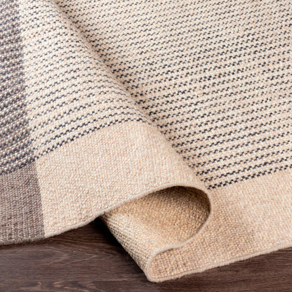 Reliance Rug - 27884 by Surya in charcoal, medium gray, black, tan, cream. Made from unique in a unique style.