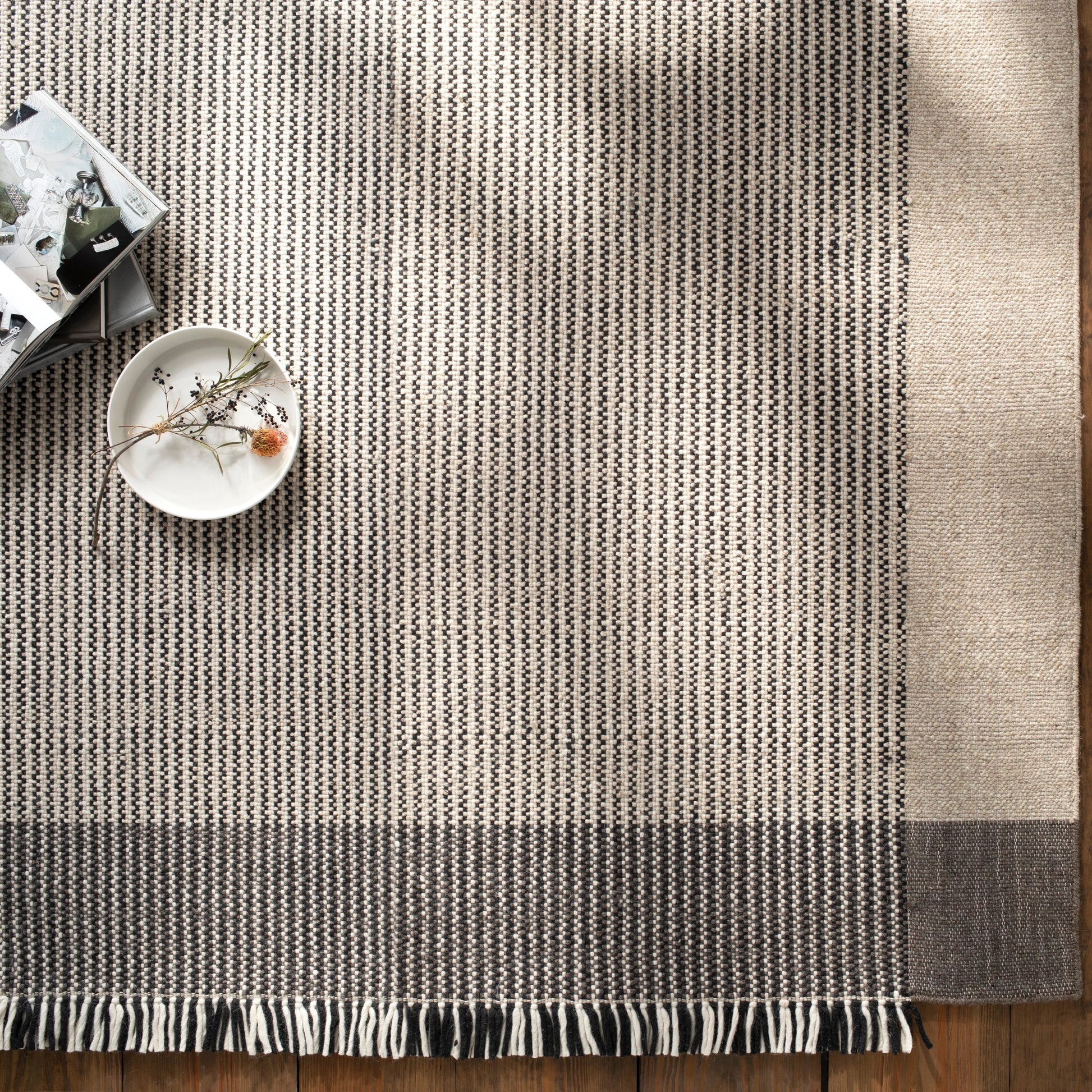 Reliance Rug - 27884 by Surya in charcoal, medium gray, black, tan, cream. Made from unique in a unique style.