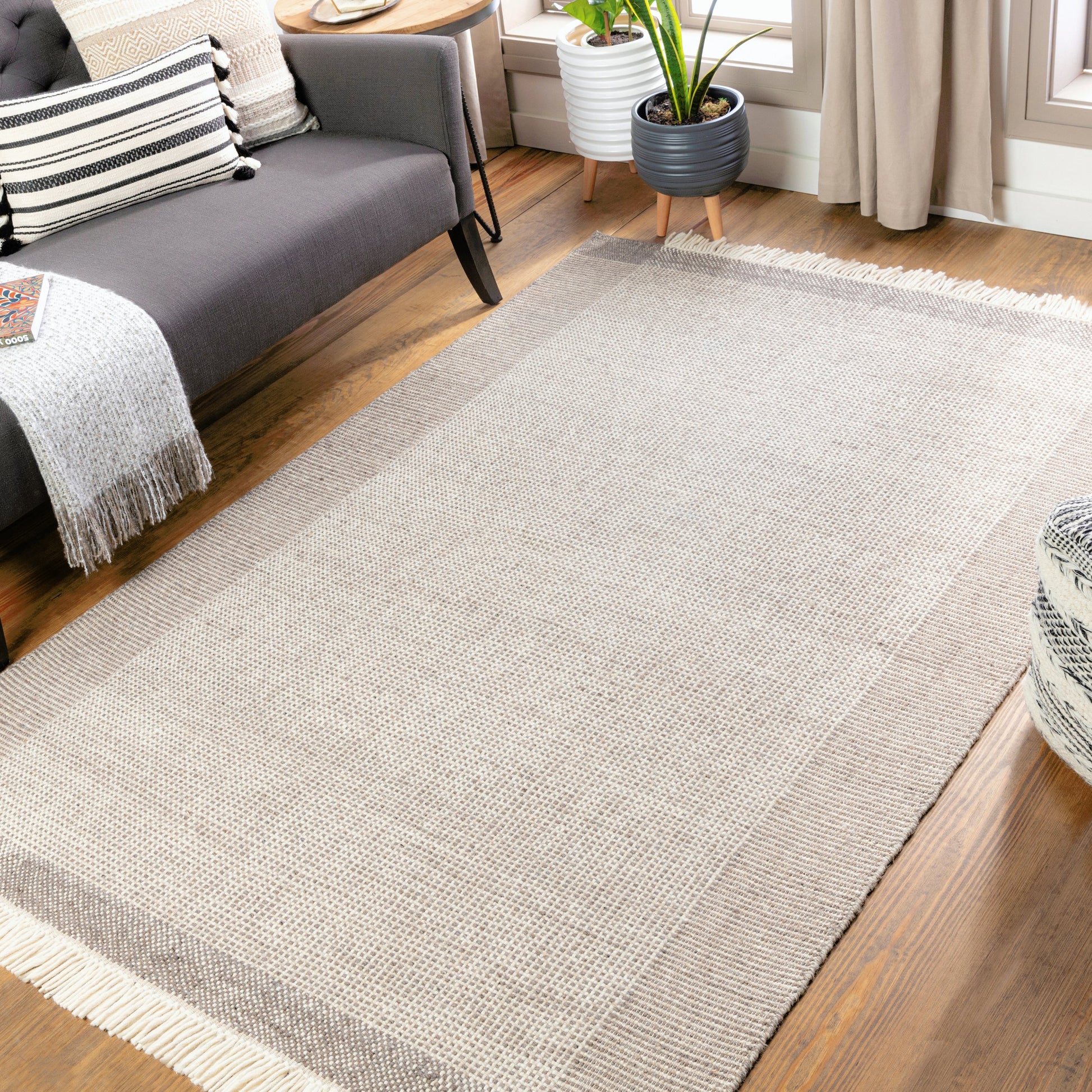 Reliance RLI-2301 Rug by Livabliss in brown, beige, cream, charcoal. Made from unique in a unique style.