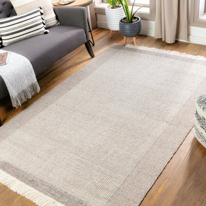Reliance RLI-2301 Rug by Livabliss in brown, beige, cream, charcoal. Made from unique in a unique style.