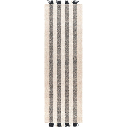 Reliance Rug - 27886 by Surya in black, light beige, cream. Made from 100% wool in a unique style.