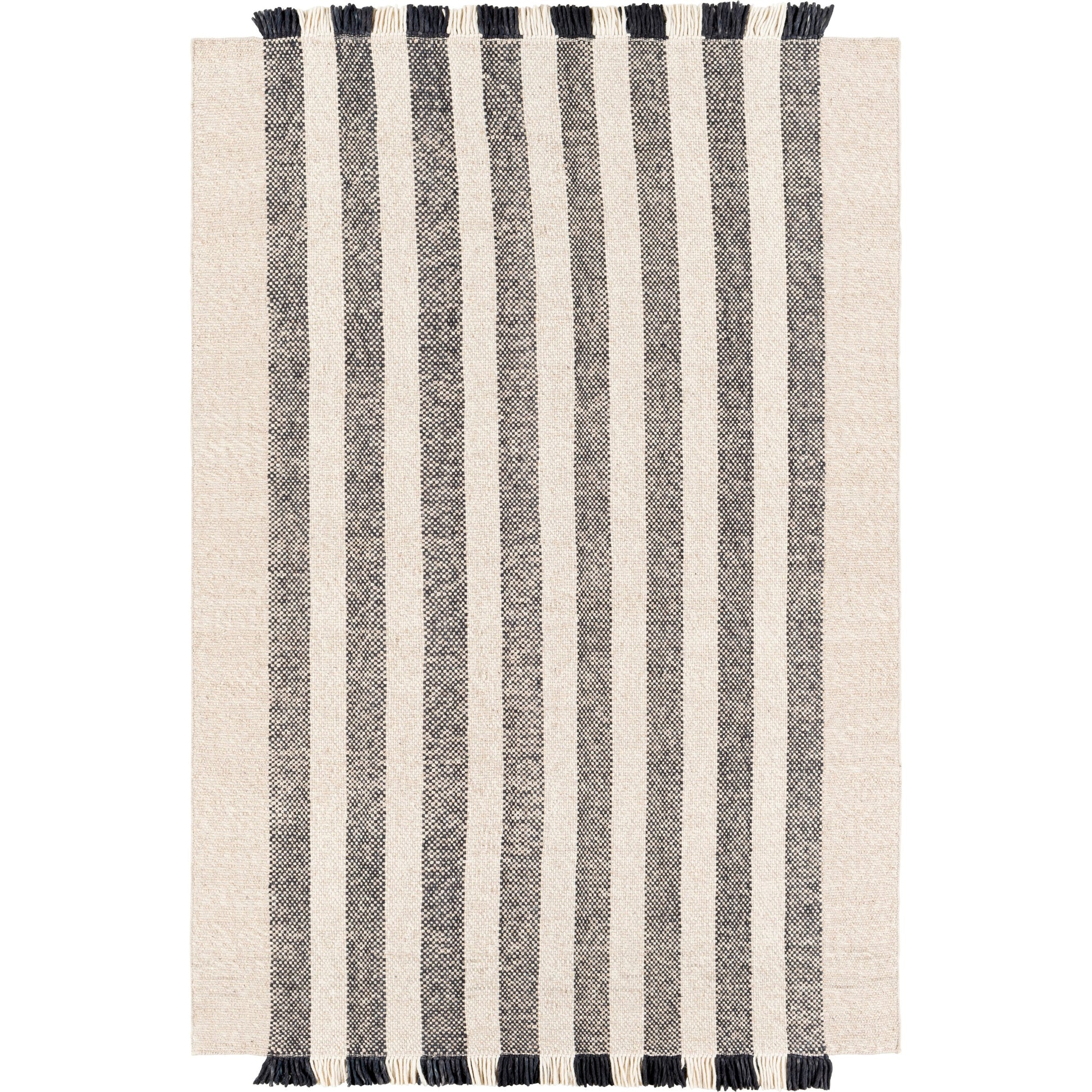 Reliance Rug - 27886 by Surya in black, light beige, cream. Made from 100% wool in a unique style.