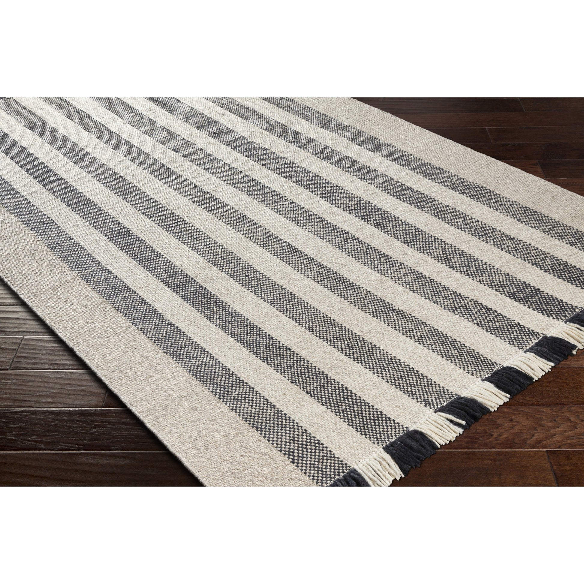 Reliance Rug - 27886 by Surya in black, light beige, cream. Made from 100% wool in a unique style.