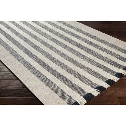Reliance Rug - 27886 by Surya in black, light beige, cream. Made from 100% wool in a unique style.