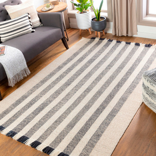 Reliance Rug - 27886 by Surya in black, light beige. Made from 100% wool in a unique style.