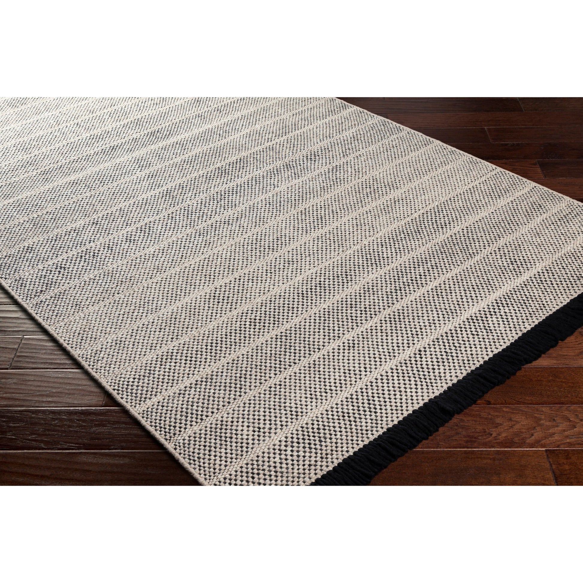 Reliance Rug - 27888 by Surya in black, beige. Made from 100% wool in a unique style.