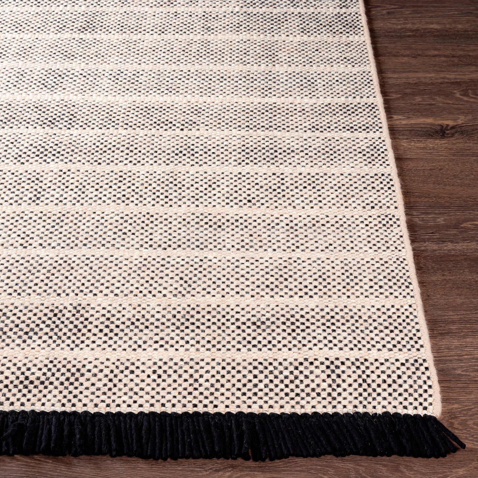 Reliance Rug - 27888 by Surya in black, beige. Made from 100% wool in a unique style.