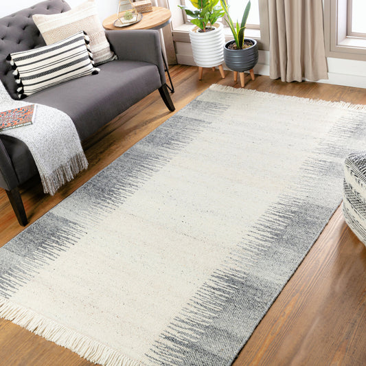 Reliance Rug - 27891 by Surya in tan, charcoal, medium gray, cream. Made from 100% wool in a unique style.