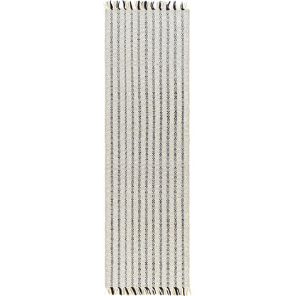 Reliance Rug - 27893 by Surya in black, light gray, cream. Made from 100% wool in a unique style.