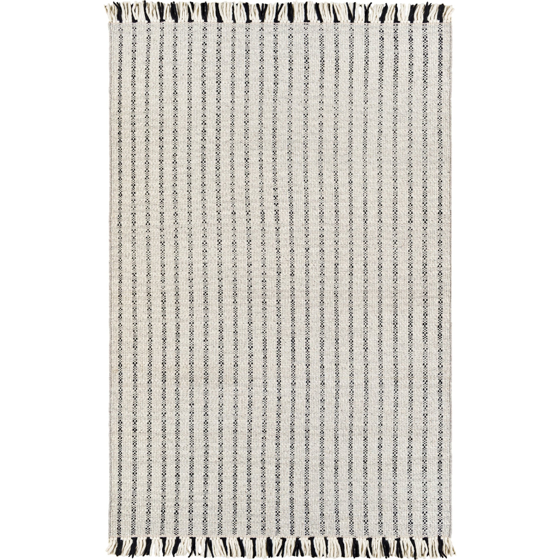 Reliance Rug - 27893 by Surya in black, light gray, cream. Made from 100% wool in a unique style.