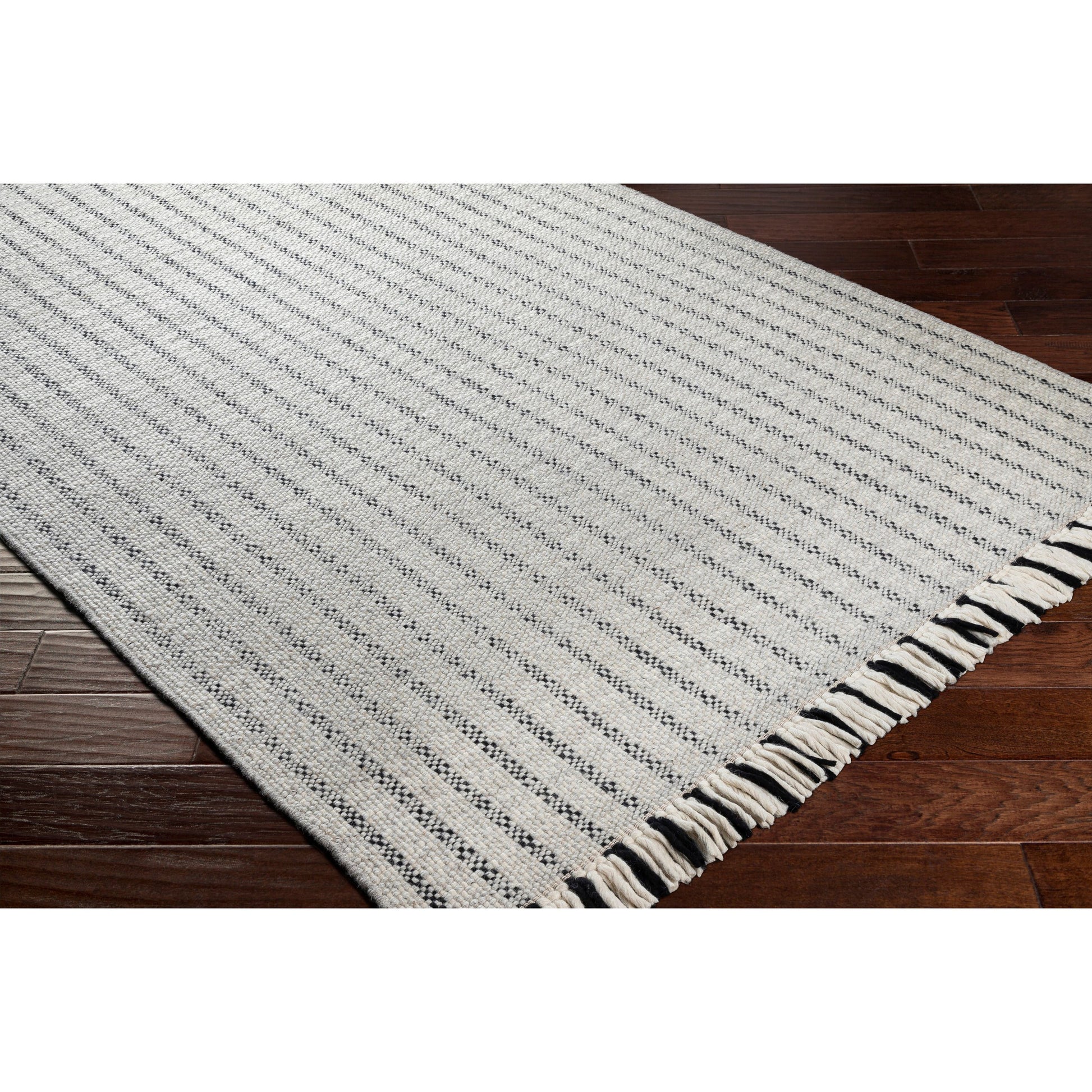 Reliance Rug - 27893 by Surya in black, light gray, cream. Made from 100% wool in a unique style.