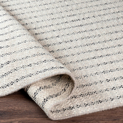 Reliance Rug - 27893 by Surya in black, light gray, cream. Made from 100% wool in a unique style.