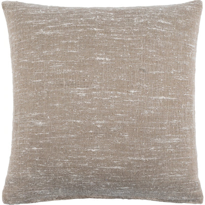 Romona Pillow - 27769 by Surya in cream, tan. Made from 50% linen, 50% polyester, 100% cotton in a unique style.