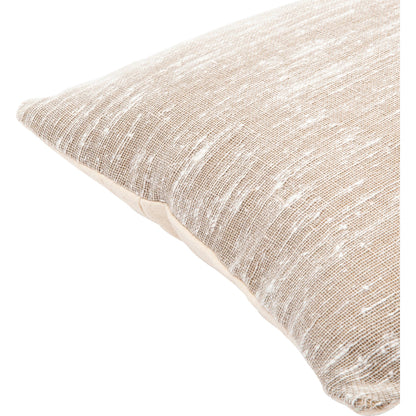 Romona Pillow - 27769 by Surya in cream, tan. Made from 50% linen, 50% polyester, 100% cotton in a unique style.