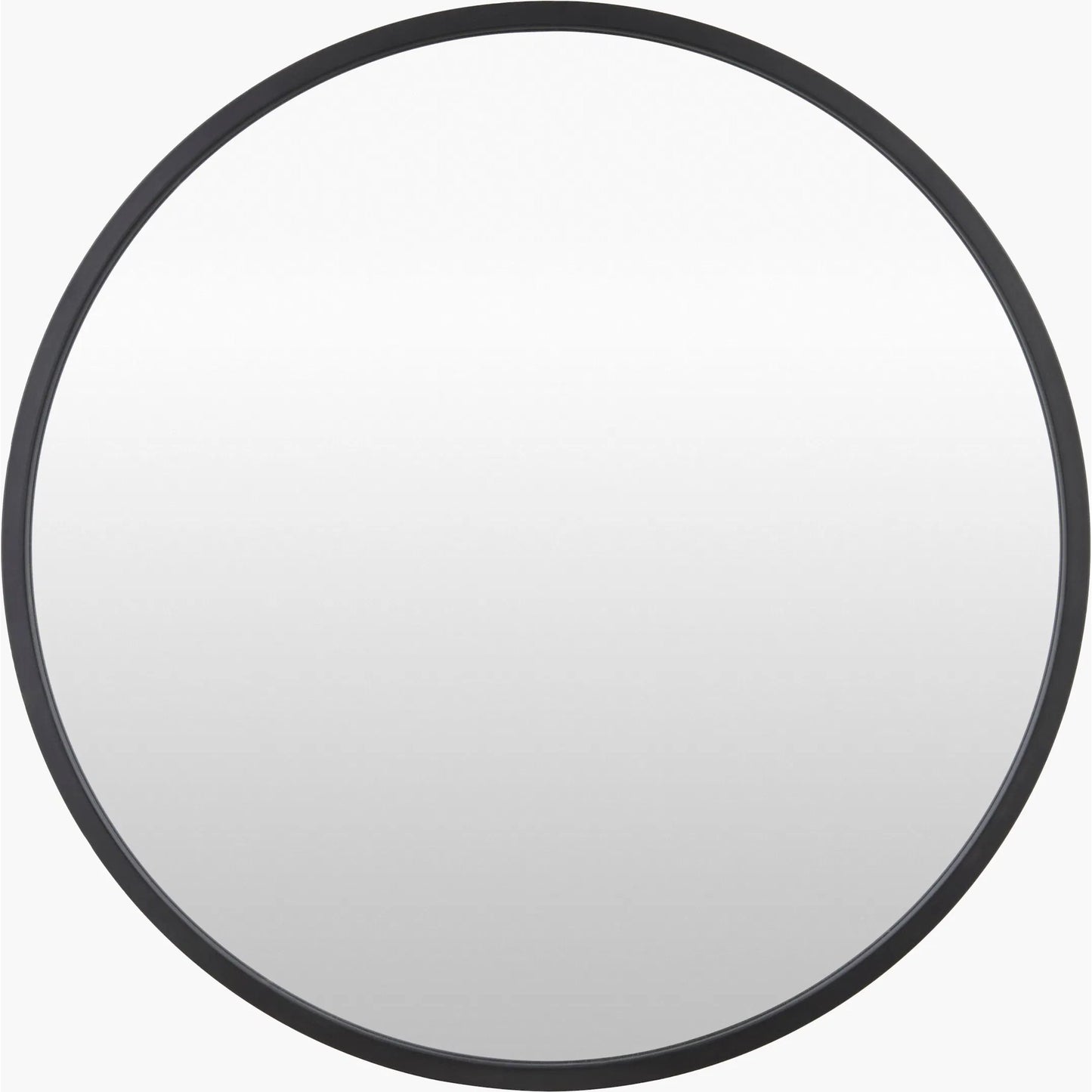 001 SI-2380130,SI-2380134 | Primary Silo | Carmen Round Accent Mirror by Surya in black and matte. Made from iron in a transitional style.