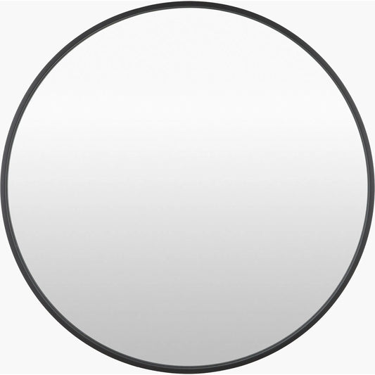 Carmen Accent Mirror by Surya in black and matte. Made from iron in a unique style.