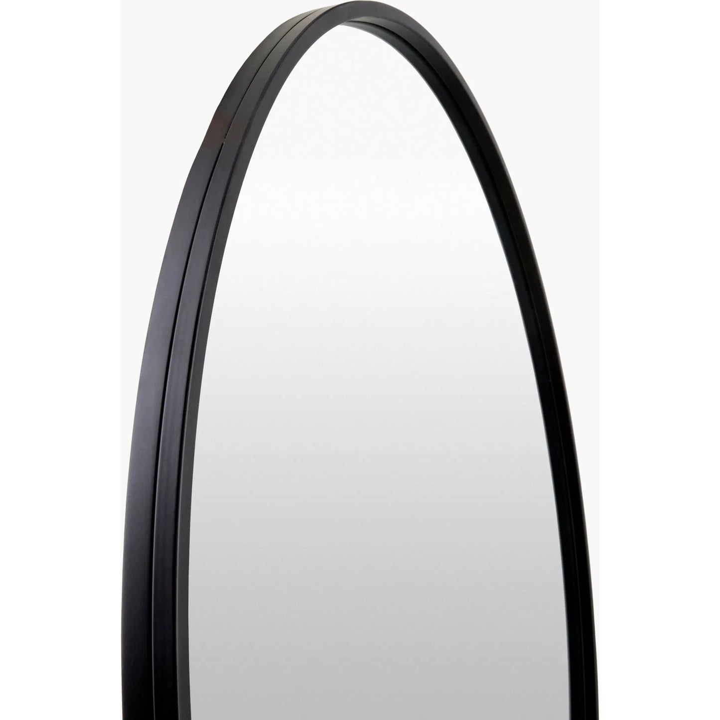 005 SI-2380130,SI-2380131,SI-2380132,SI-2380133,SI-2380134 | Closeup | Carmen Round Accent Mirror by Surya in black and matte. Made from iron in a transitional style.