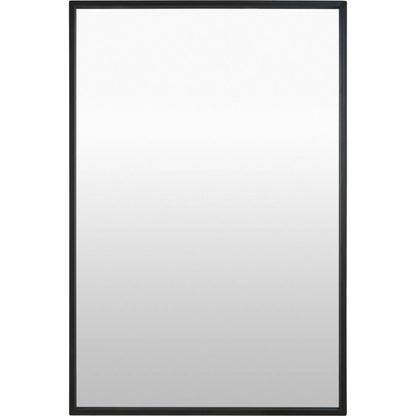 Carmen Rectangular Accent Mirror by Surya in black and matte. Made from iron in a transitional style.