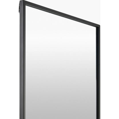 Carmen Rectangular Accent Mirror by Surya in black and matte. Made from iron in a transitional style.