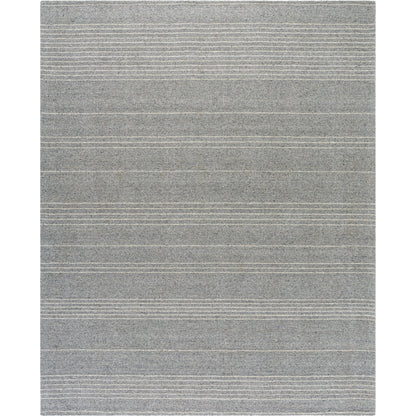 Romano Rug - 484791 by Surya in metallic - silver, grey, sterling grey. Made from wool in a unique style.