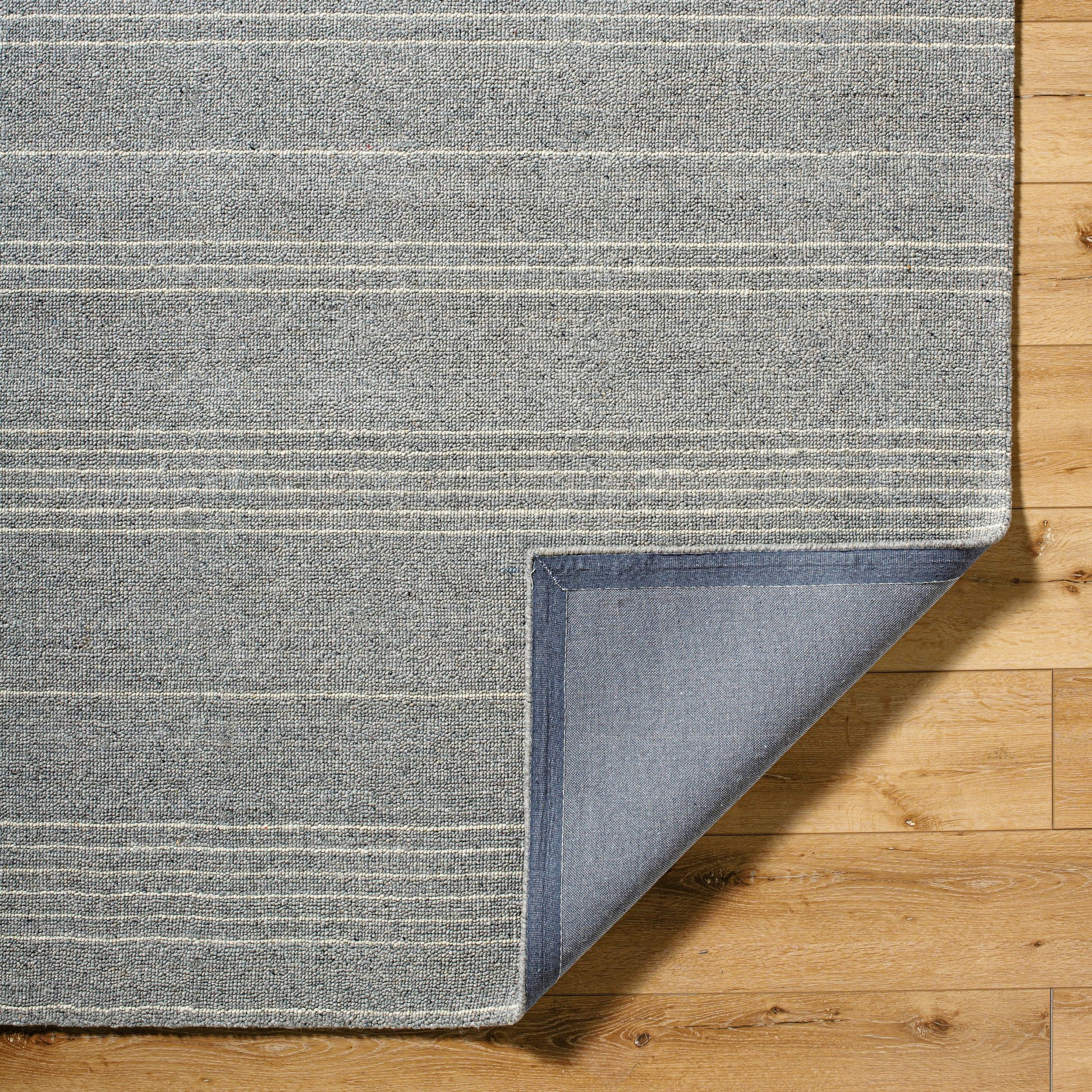 Romano Rug - 484791 by Surya in metallic - silver, grey, sterling grey. Made from wool in a unique style.