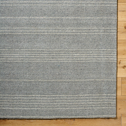 Romano Rug - 484791 by Surya in slate gray, dove gray, ivory. Made from wool in a unique style.