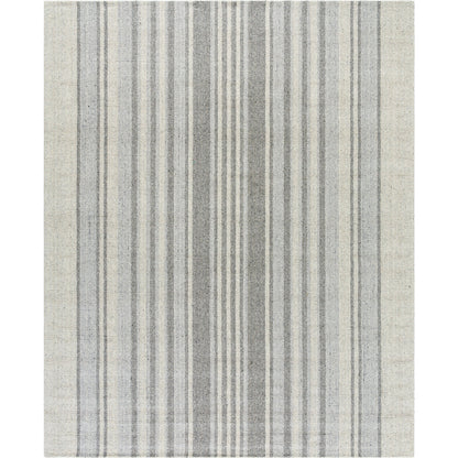 Romano Rug - 484809 by Surya in ivory, charcoal, dove gray. Made from wool in a unique style.