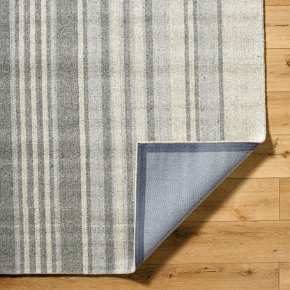 Romano Rug - 484809 by Surya in ivory, charcoal, dove gray. Made from wool in a unique style.