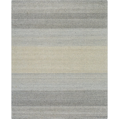 Romano Rug - 484818 by Surya in sterling grey, sage. Made from wool in a unique style.