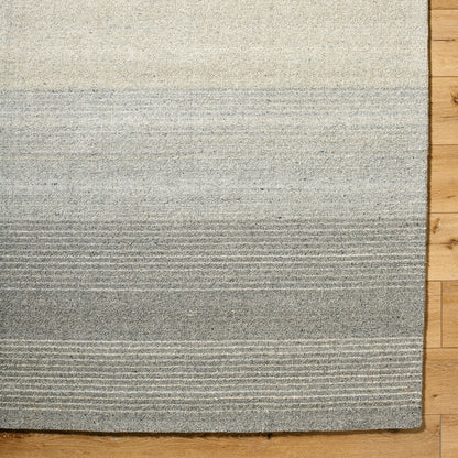 Romano Rug - 484818 by Surya in sterling grey, sage. Made from wool in a unique style.