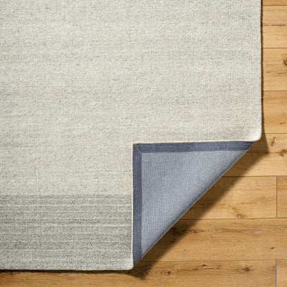 Romano Rug - 484845 by Surya in ivory, dove gray, ash. Made from wool in a unique style.