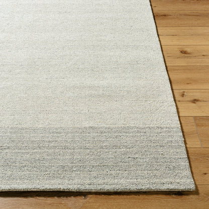 Romano Rug - 484845 by Surya in ivory, dove gray, ash. Made from wool in a unique style.