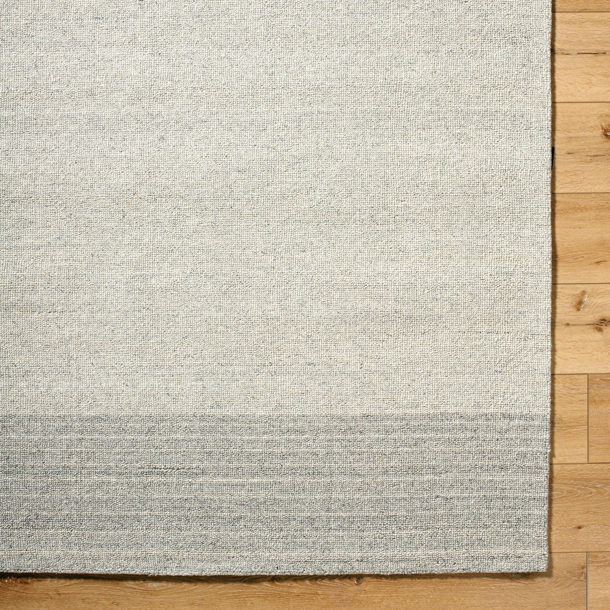Romano Rug - 484845 by Surya in ivory, dove gray, ash. Made from wool in a unique style.